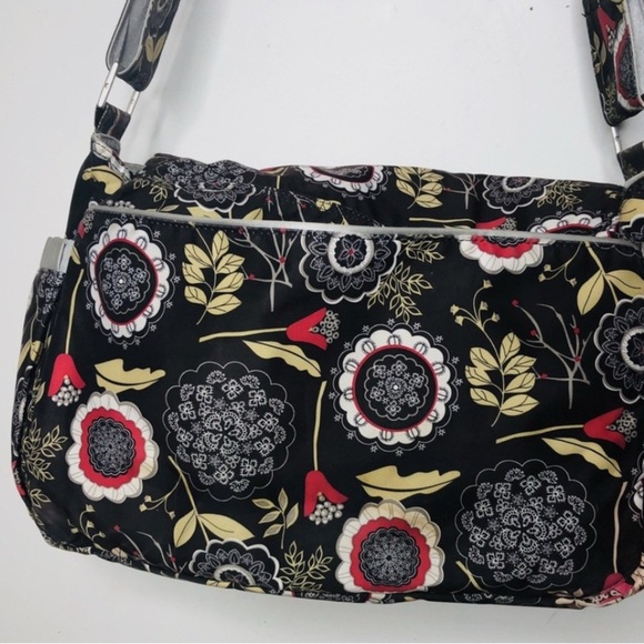 Ju-Ju-Be Black and Red Floral Diaper Bag - Picture 2 of 7